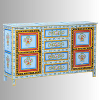 Wofi Wooden Handpainted Sideboard for Storage