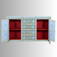 Wofi Wooden Handpainted Sideboard for Storage