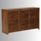 Ritva Wooden Sideboard Cabinet for Storage (Honey)