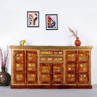 Chokat Wooden Tradtional Brass Fitted Sideboard