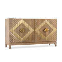 Eisth Wooden Modern Designer Sideboard  (Dual Tone Finish)