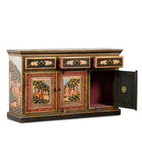 Shri Wooden Sideboard for Storage (Handpainted)