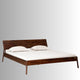 Teni Solid Wood bed Without Storage (Brown) | Buy Solid Wood Double Bed Online in India | Buy Wooden Double Beds Online in India | Solid Wood Furniture | Furnweave