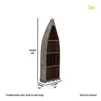 Boat Wooden Rustic Bar unit with ring stand