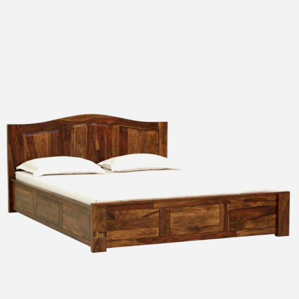 Kosha Wooden Storage Bed | buy wooden king size bed online | Furnweave