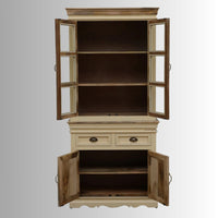 Kifa Wooden Storage Cupboard (Cream)