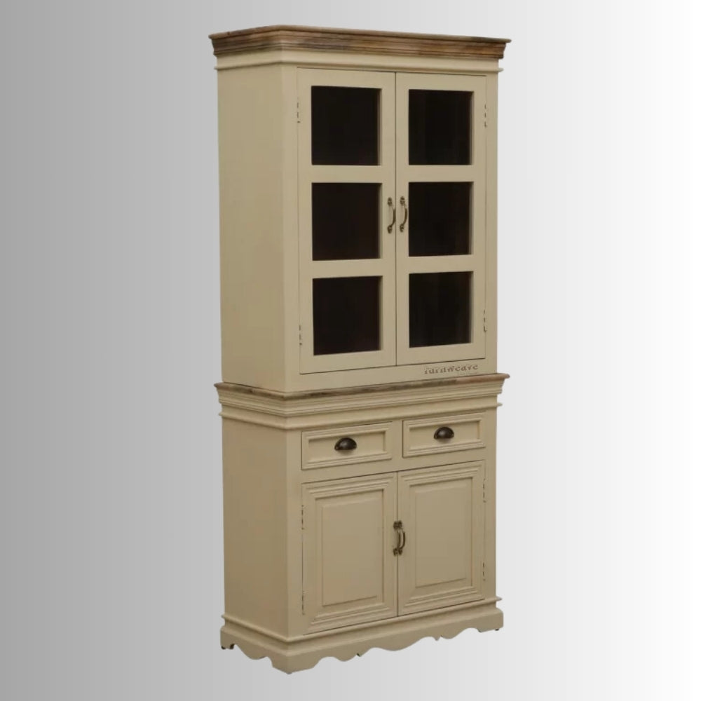 Kifa Wooden Storage Cupboard (Cream)