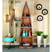 Boat Wooden Distress Book Shelf (Distress)