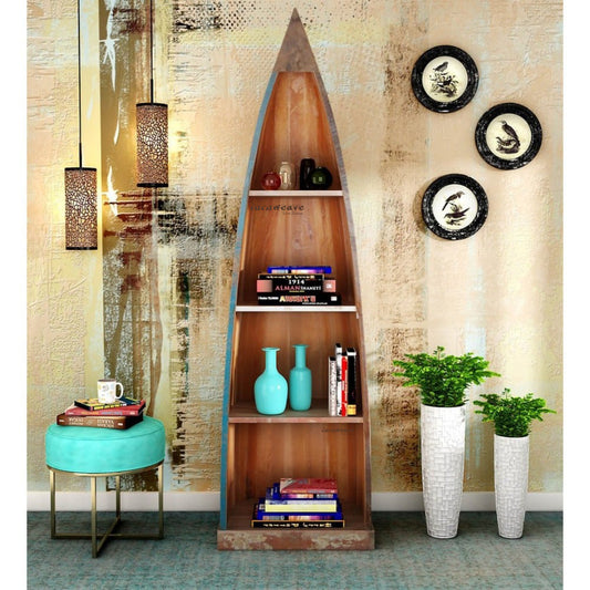 Boat Wooden Distress Book Shelf (Distress)