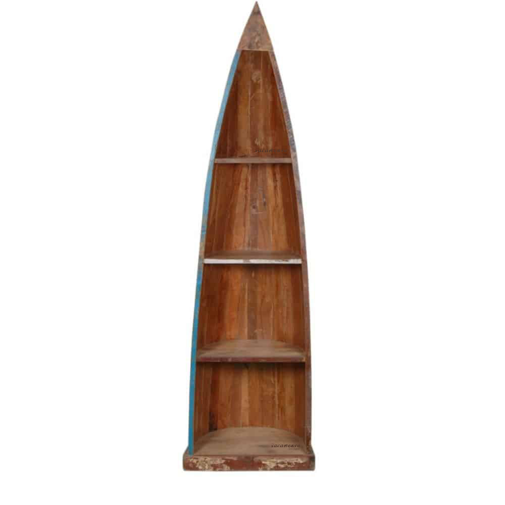 Boat Wooden Distress Book Shelf (Distress)