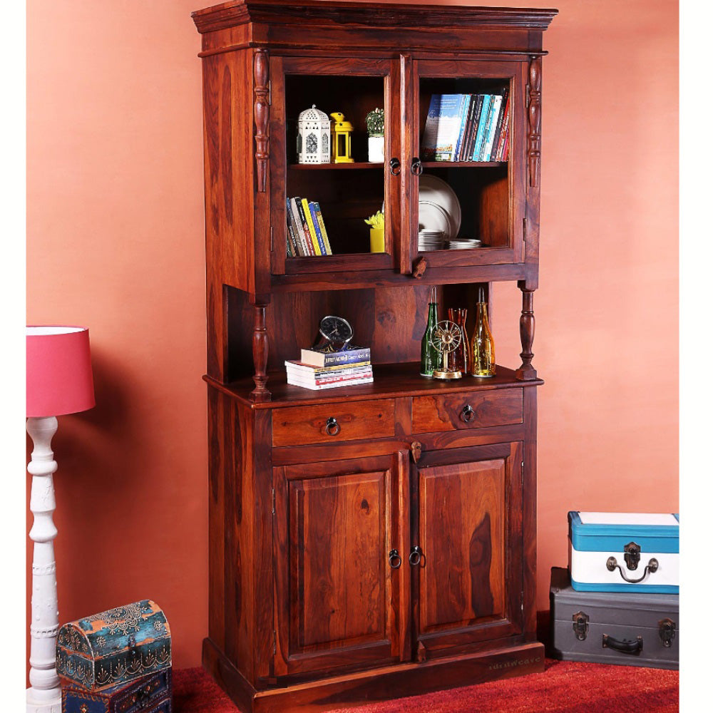 Tivan Wooden Storage Cupboard (Teak)