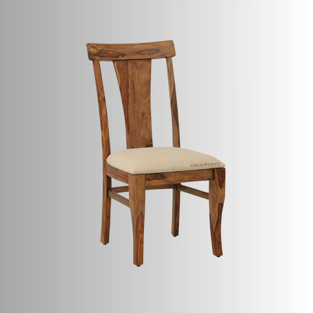 Samel Wooden Dining Chair (Light Walnut)