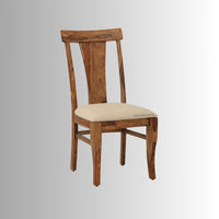 Samel Wooden Dining Chair (Light Walnut)