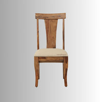 Samel Wooden Dining Chair (Light Walnut)