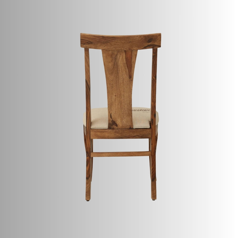 Samel Wooden Dining Chair (Light Walnut)