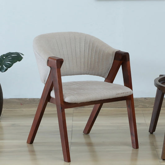 Parok Wooden Arm Upholstered Chair