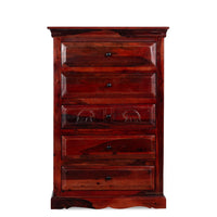 Eleph Wooden Chest of Drawers (Mahagony)