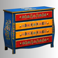 Shrenik Wooden Handpainted Chest of Drawer Cabinet