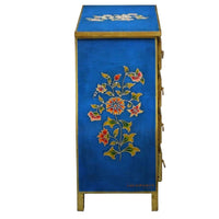 Shrenik Wooden Handpainted Chest of Drawer Cabinet