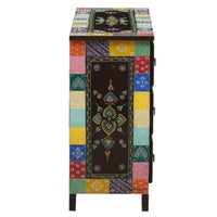 Shanka Wooden Handpainted Chest of Drawer Cabinet