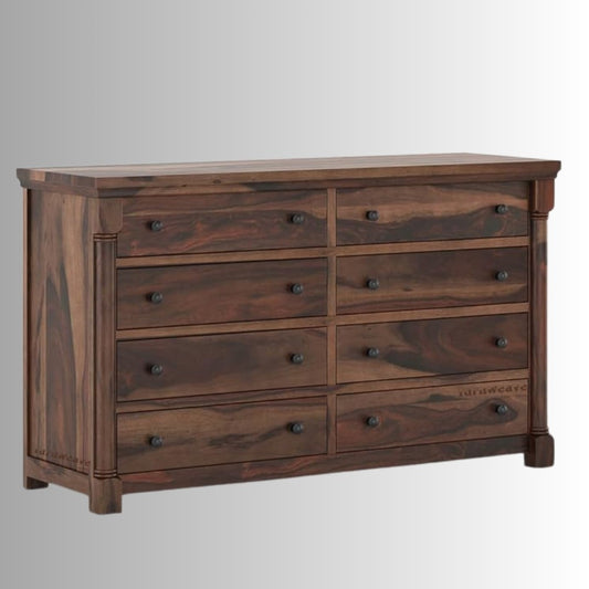 Kevid Wooden Chest of Drawers (Walnut)