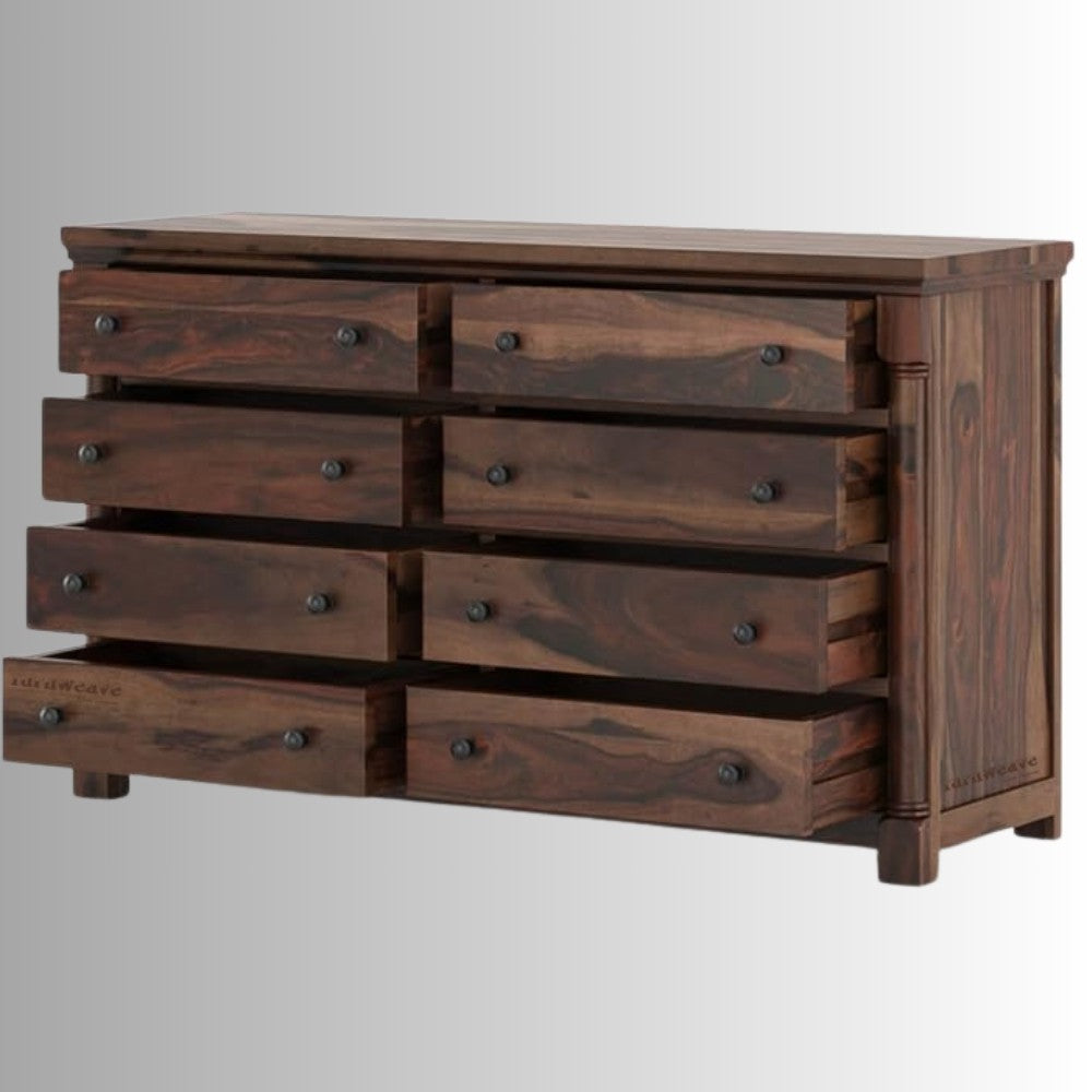 Kevid Wooden Chest of Drawers (Walnut)