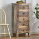 Recla Wooden Chest of Drawers with 5 Drawers (Antique)