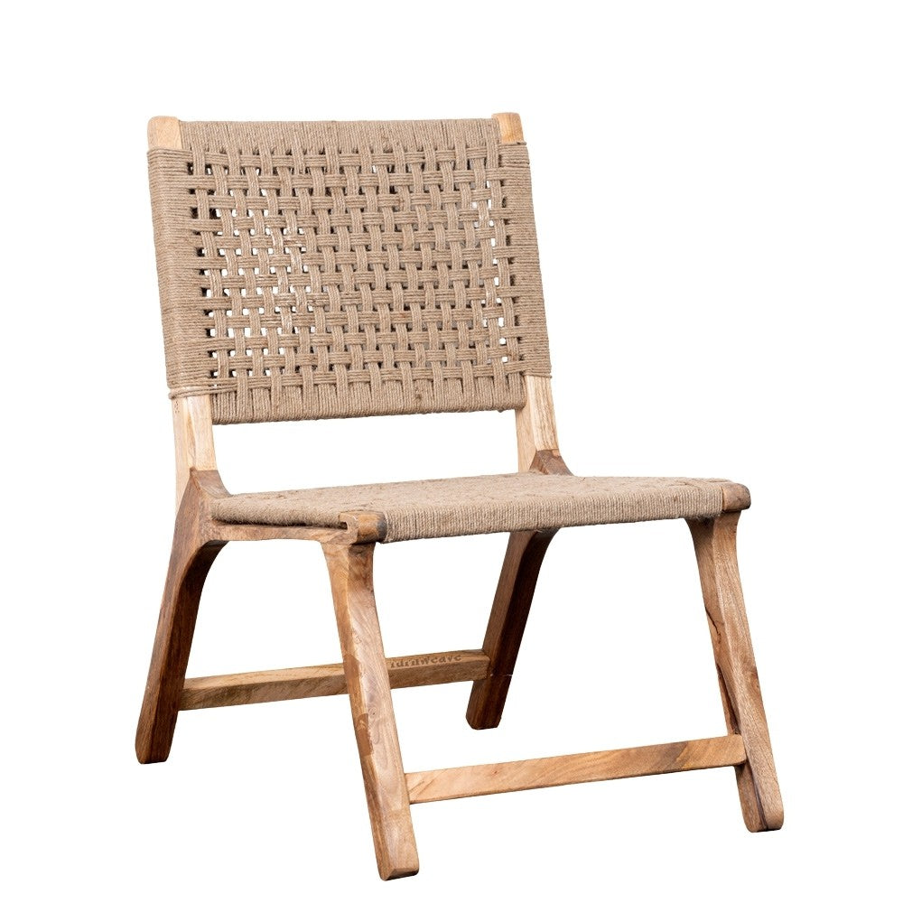 Tahri Wooden Jute Natural Chair (Natural)