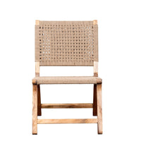 Tahri Wooden Jute Natural Chair (Natural)