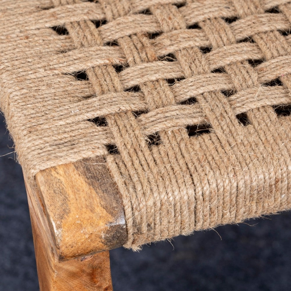 Tahri Wooden Jute Natural Chair (Natural)