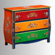 Flowe Wooden Handpainted Chest of Drawer Cabinet