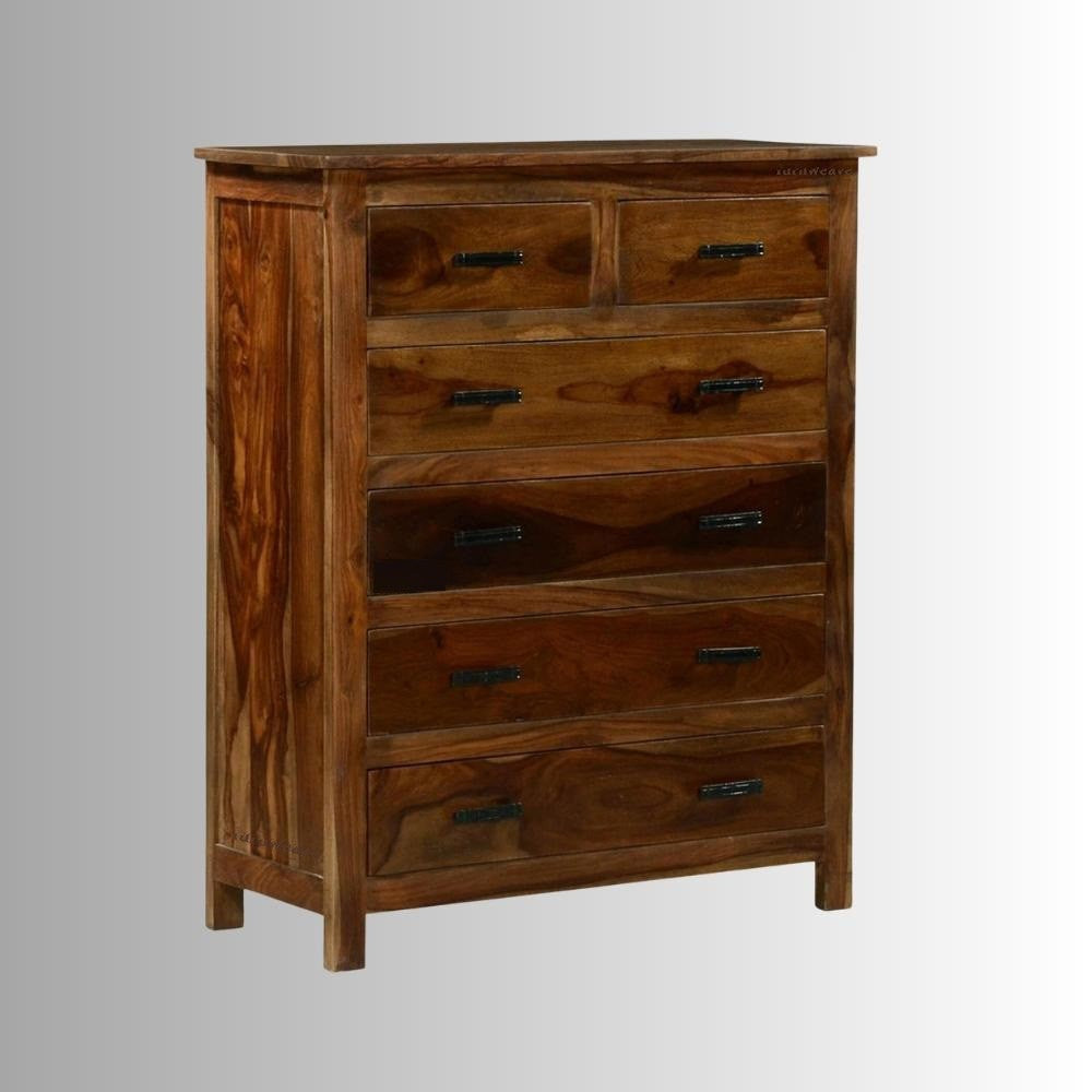 Winka Wooden Chest of Drawers (Brown)