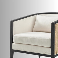 Wani Wooden Rattan Lounge Chair