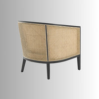 Wani Wooden Rattan Lounge Chair