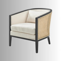 Wani Wooden Rattan Lounge Chair