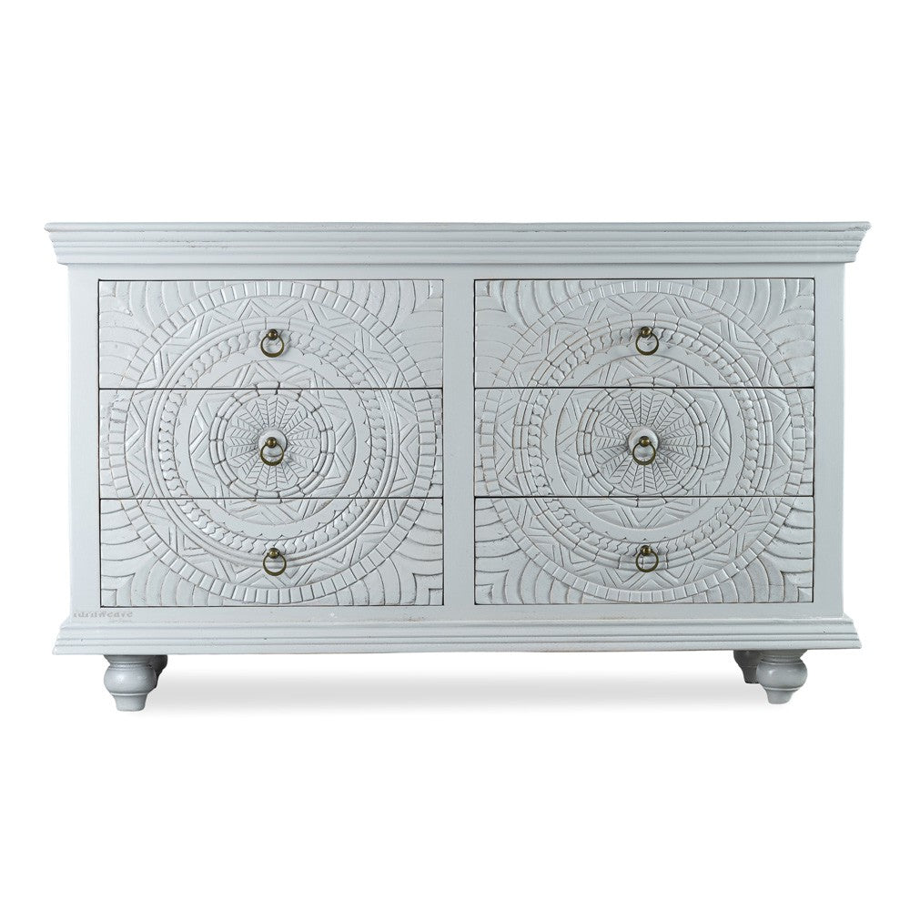 Wose Wooden Chest of Drawers (Grey)