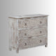 Yeti Wooden Carved Chest of Drawer (White Distress)