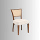 Viche Rattan Solid Wood Chair (Brown)