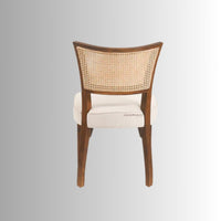 Viche Rattan Solid Wood Chair (Brown)