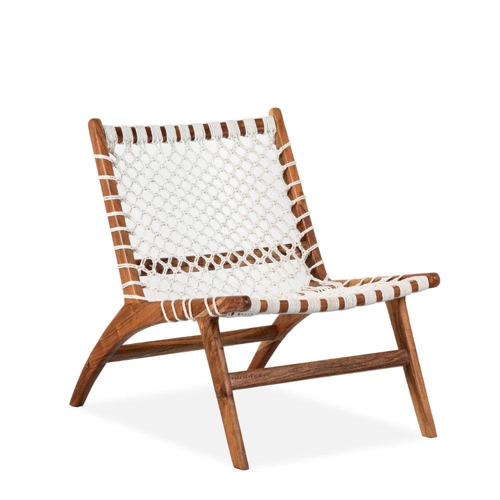 Veer Handwoven Easy Chair set of Two (Natural)