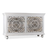 Kai Wooden Chest of Drawers (White Distress)