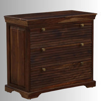 Pikan Wooden Chest of Drawers (Brown)