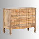 Aada Solid Wood Chest of Drawers Cabinet (Natural)