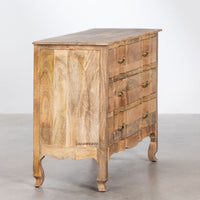 Aada Solid Wood Chest of Drawers Cabinet (Natural)