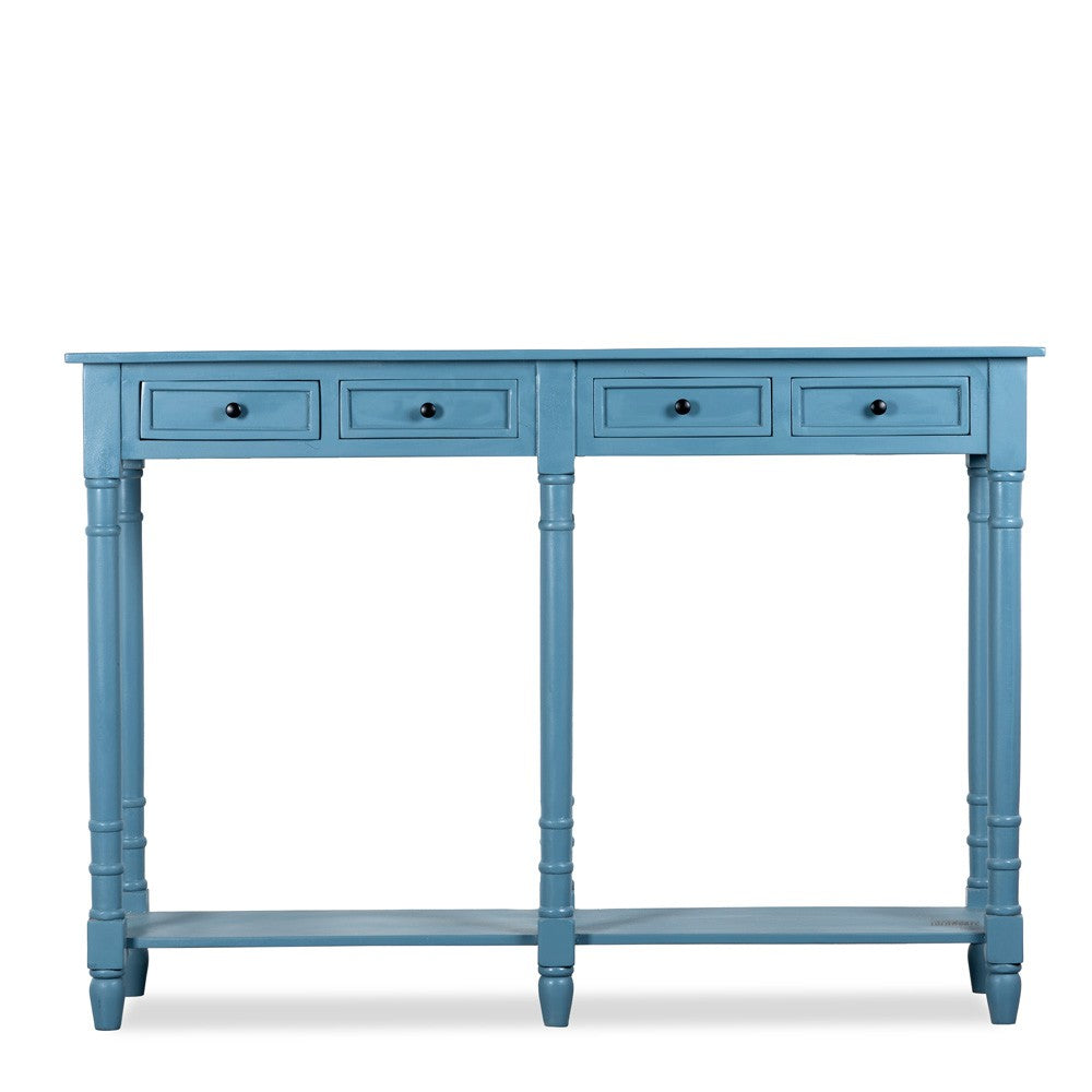 Jona Wooden Console Table (Navy Blue)