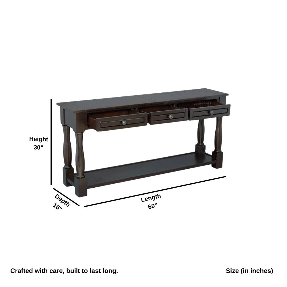 Wage Wooden Entryway Console Table (Walnut)