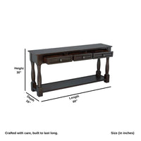 Wage Wooden Entryway Console Table (Walnut)