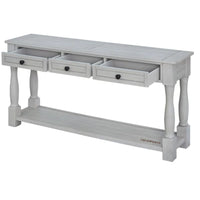 Wage Wooden Entryway Console Table (Grey)