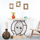 Cycle Wooden Entryway Console Table Industrial (White Distress)