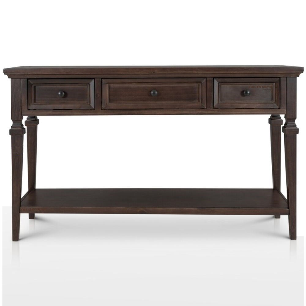 Heaven Wooden Console Foyer Table (Walnut)